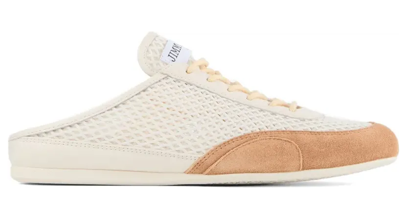 Jimmy Choo Sunny Sneakers mit Netzeinsatz – Weiß (SUNNYMULEFGKG)