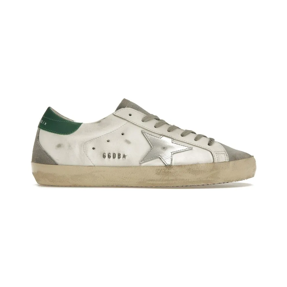 Golden Goose Super-Star White Silver Green (GMF00102.F004167.82171)