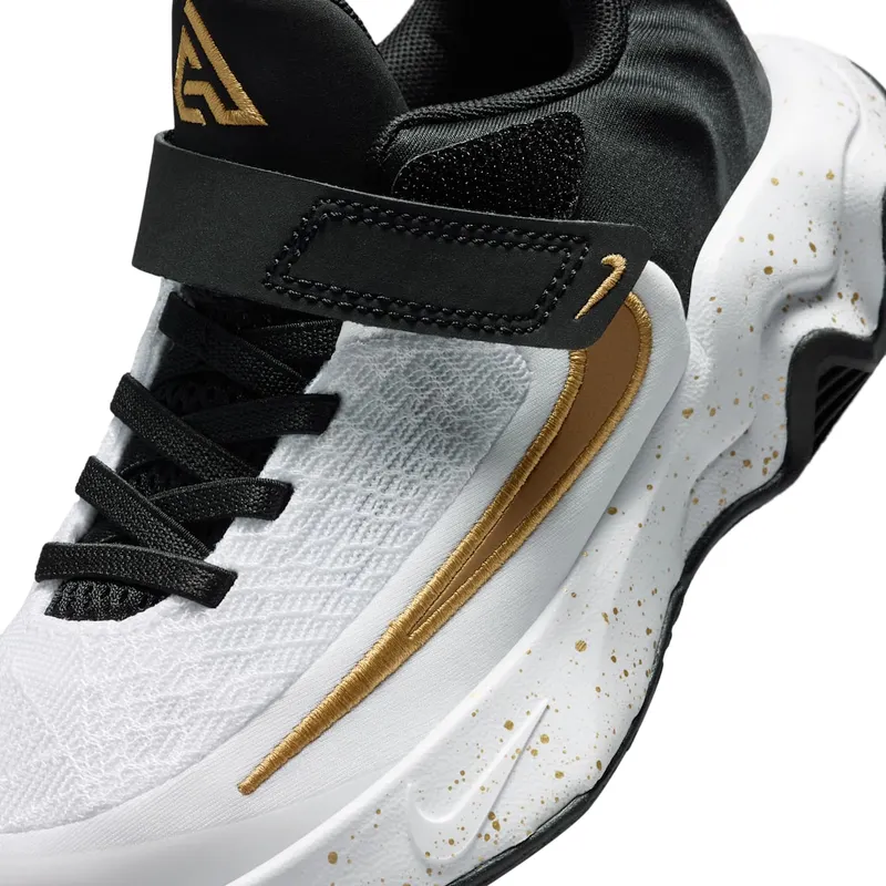 Nike Giannis Immortality 4 Black/White/Metallic Gold (IH7665-003)