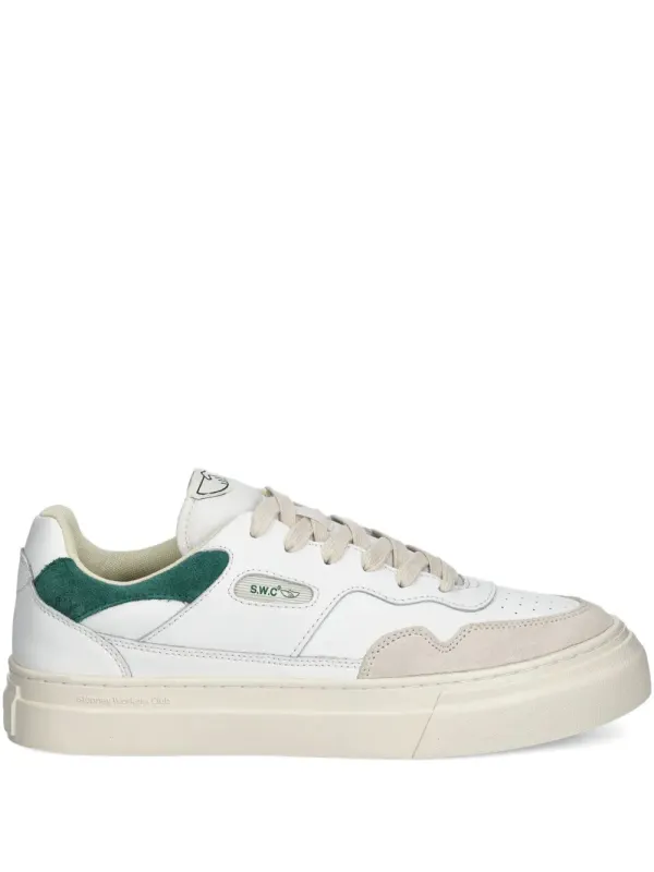 Stepney Workers Club Pearl mit Ledereinsatz – White (YA20560)