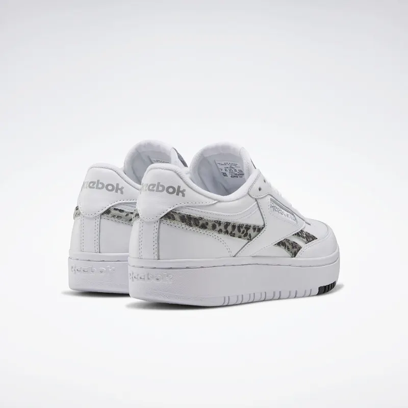 Reebok Club C Double White / Silver Metallic / Black (H67813)