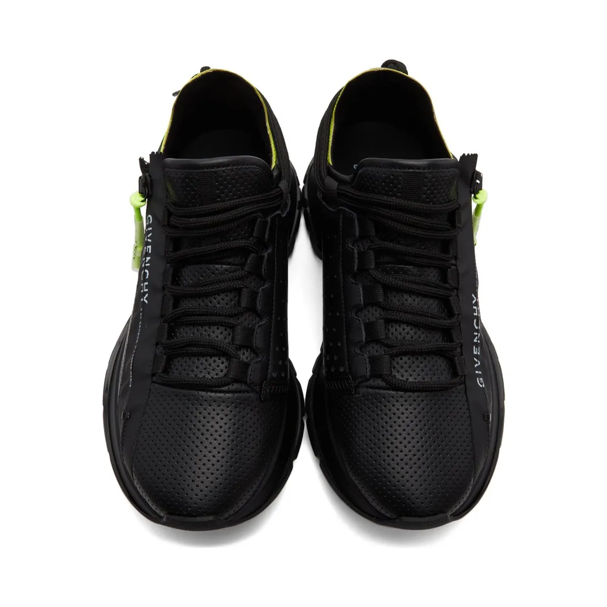 Givenchy Black & Yellow Spectre Zip Sneakers (BH003MH153) (5)
