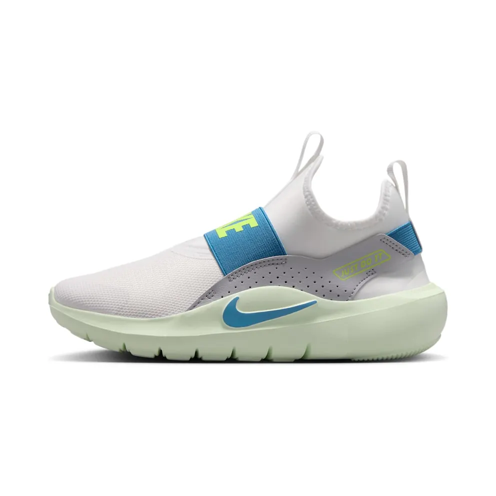 Nike Flex Runner 4 White Grey Volt Tint Dutch Blue (IF2893-103)