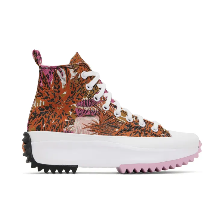 Converse Run Star Hike Platform Tropical Florals Mantra Orange/zwart/wit (A00551C)