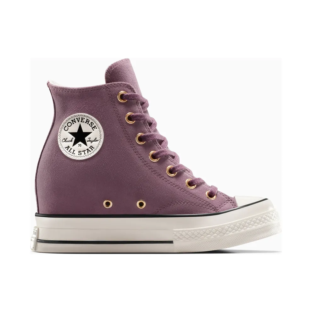 Converse Chuck 70 Wedge Platform Suede Trail Mixed/Egret/Black (A13834C)