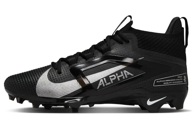 Nike Alpha Menace 4 Elite Black Metallic Silver (FD7036-002)