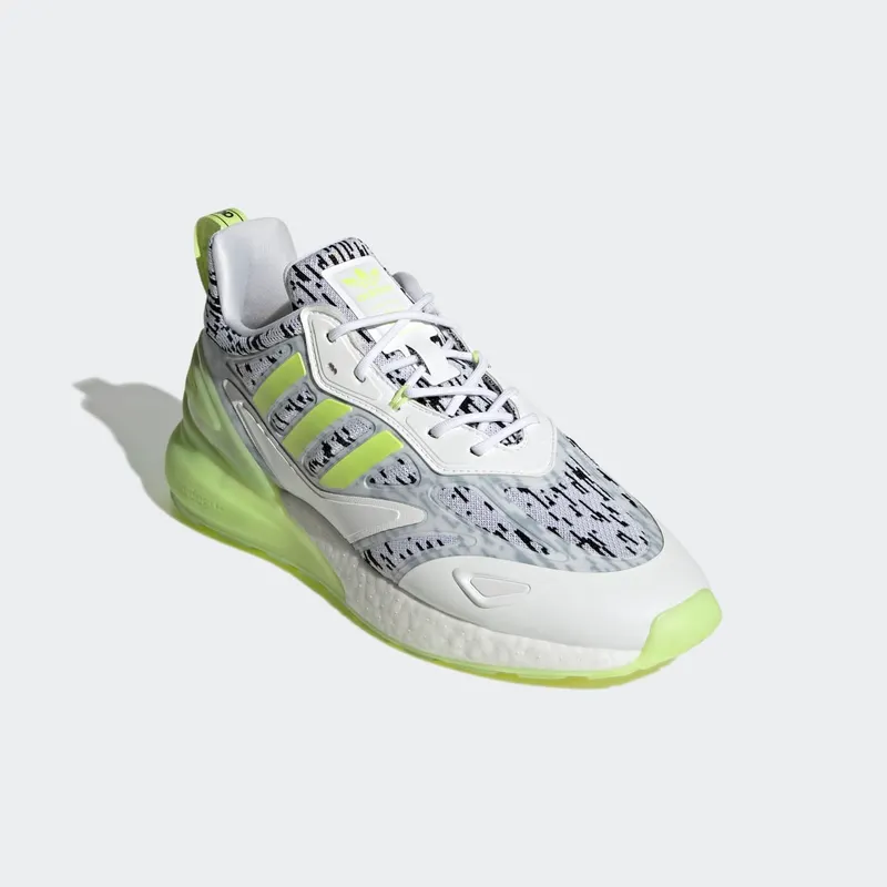 Adidas ZX 2K BOOST 2.0 Cloud White / Pulse Lime / Pulse Lime (GW0624)