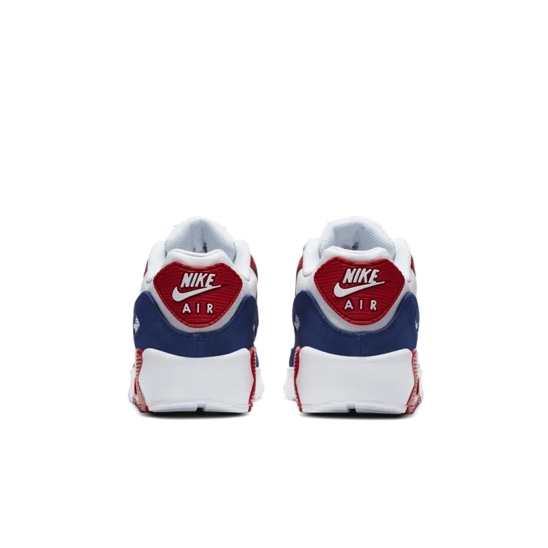 Nike Air Max 90 Deep Royal University Red (GS) White/Deep Royal/University Red (DA9022-100)