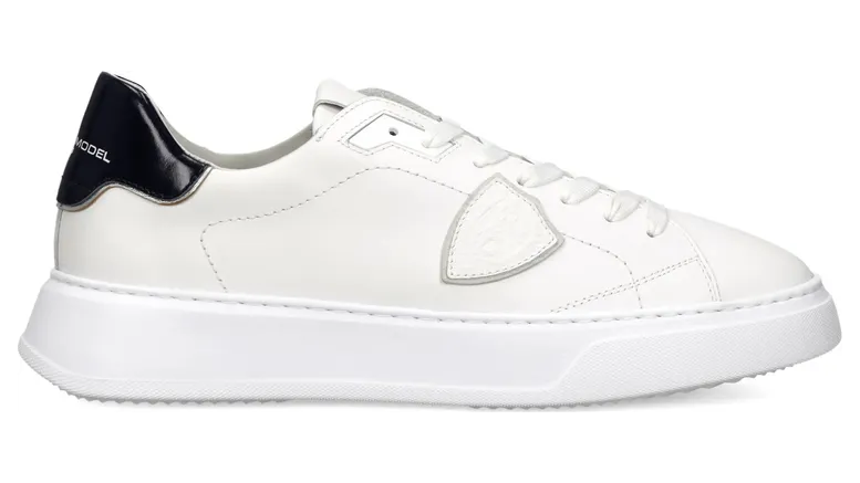 Philippe Model Temple Low Leather “White” (BTLU V018)