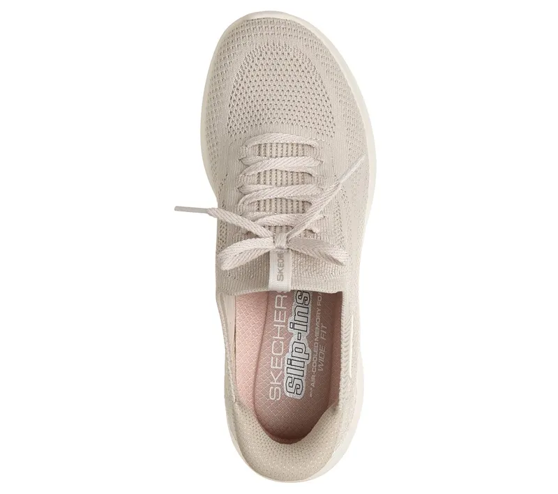 Skechers Slip-ins: Ultra Flex 4.0 Sneaker Natuurlijk
