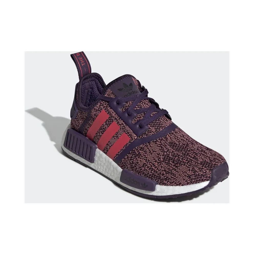 adidas NMD R1 Legend Purple Shock Red (Youth) Legend Purple/Shock Red/Core Black (F34421)