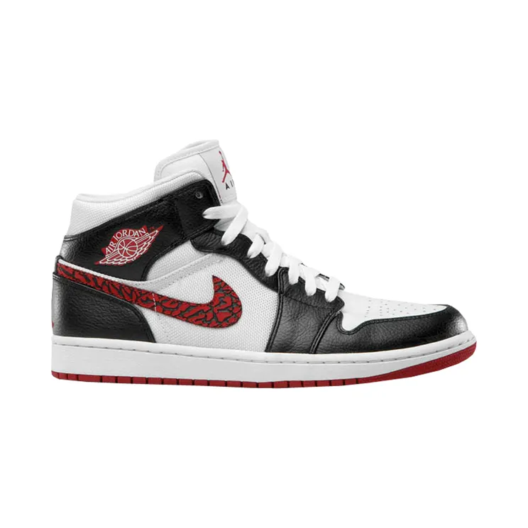 Jordan 1 Phat White Red Black (Elephant Print)