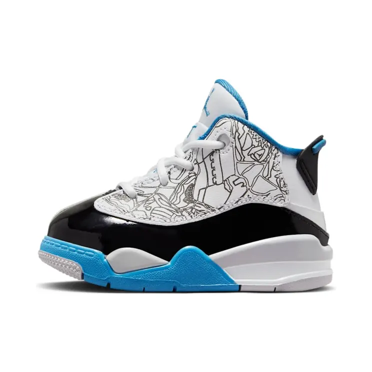 Jordan Dub Zero White Black Neutral Grey University Blue (DV1358-114)