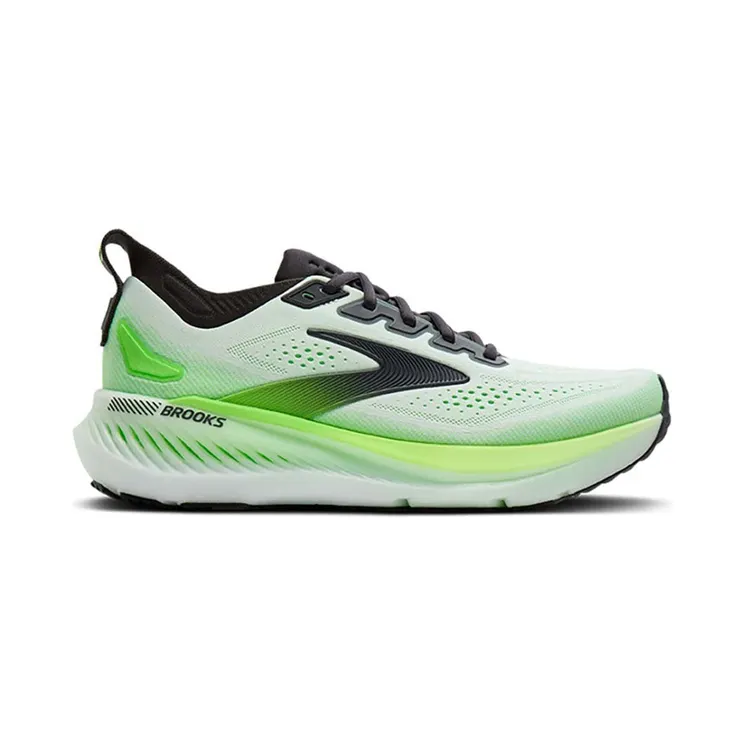 Brooks Glycerin GTS 23 M Mannen White / Phantom / Green Gecko