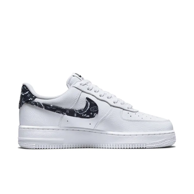 Nike Air Force 1 Low 07 Essential White Black Paisley (DH4406-101)