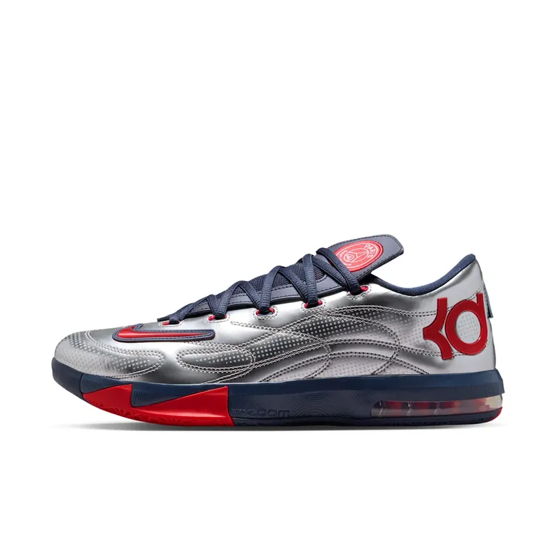 Paris Saint-Germain x Nike KD 6 – “Metallic Silver / College Navy / Global Red / White” (IU0593-001)