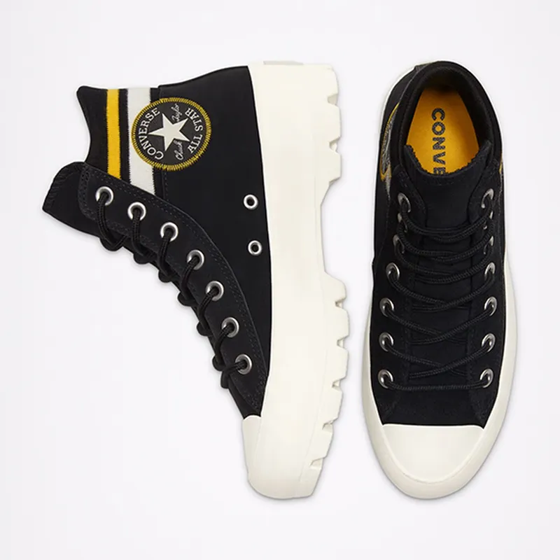 Converse Chuck Taylor All-Star Lugged Hi Varsity Black Amarillo (W) Black/Amarillo-Egret (566755C)
