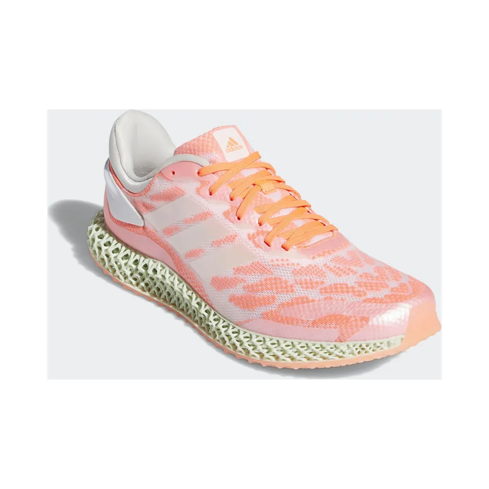 adidas 4D Run Signal Coral Footwear White/Footwear White/Signal Coral (FW6838)