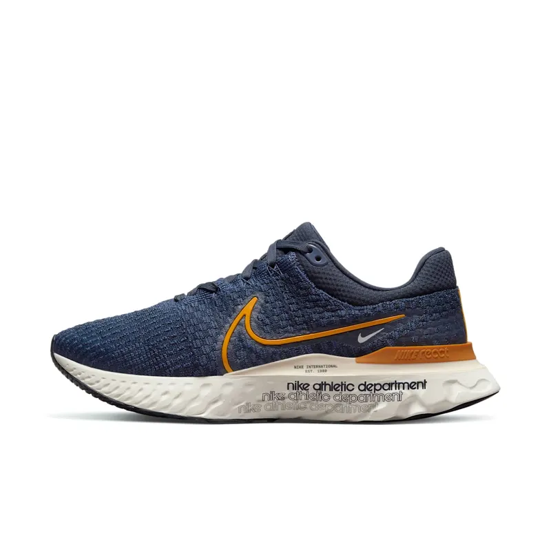 Nike React Infinity Run Flyknit 3 Premium Dark Obsidian (DO9582-400)