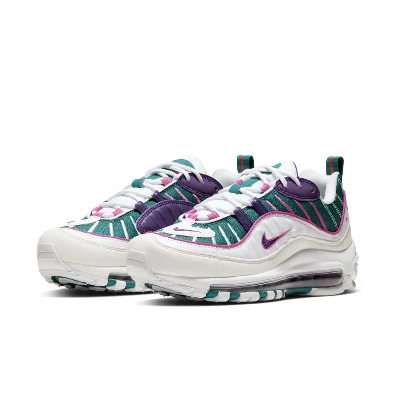 Nike Air Max 98 Easter 2020 (W) Bright Spruce/White-Active Fuchsia-Voltage Purple (CI3709-301)
