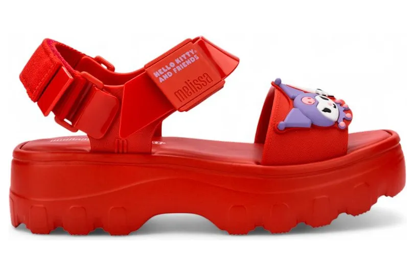 Melissa Kick Off Sandal Hello Kitty and Friends Red (37876-BS181)