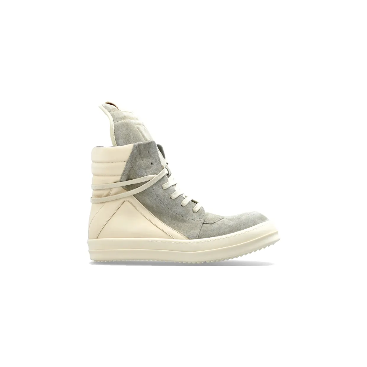Rick Owens Geobasket High Dark Pearl Milk (RU02F4894-LVSLCO-48111)