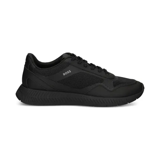 Hugo Boss Boss Mesh-Sneakers mit gerippter Sohle “Black” (50568928)