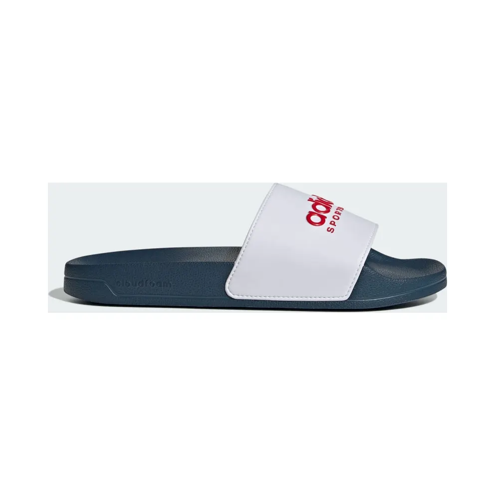Adidas adilette Shower Badslippers Cloud White / Better Scarlet / Team Navy Blue 2 (II0017)