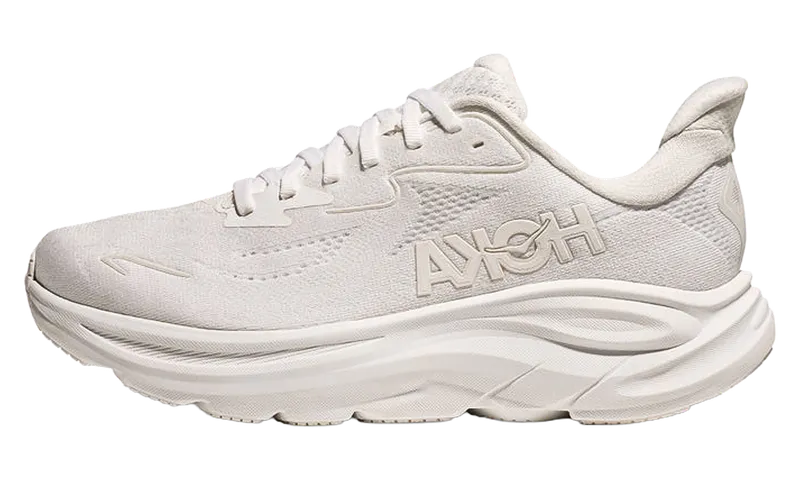 Hoka Clift10 Womens “White/White – Wide” (1162050-WWH)