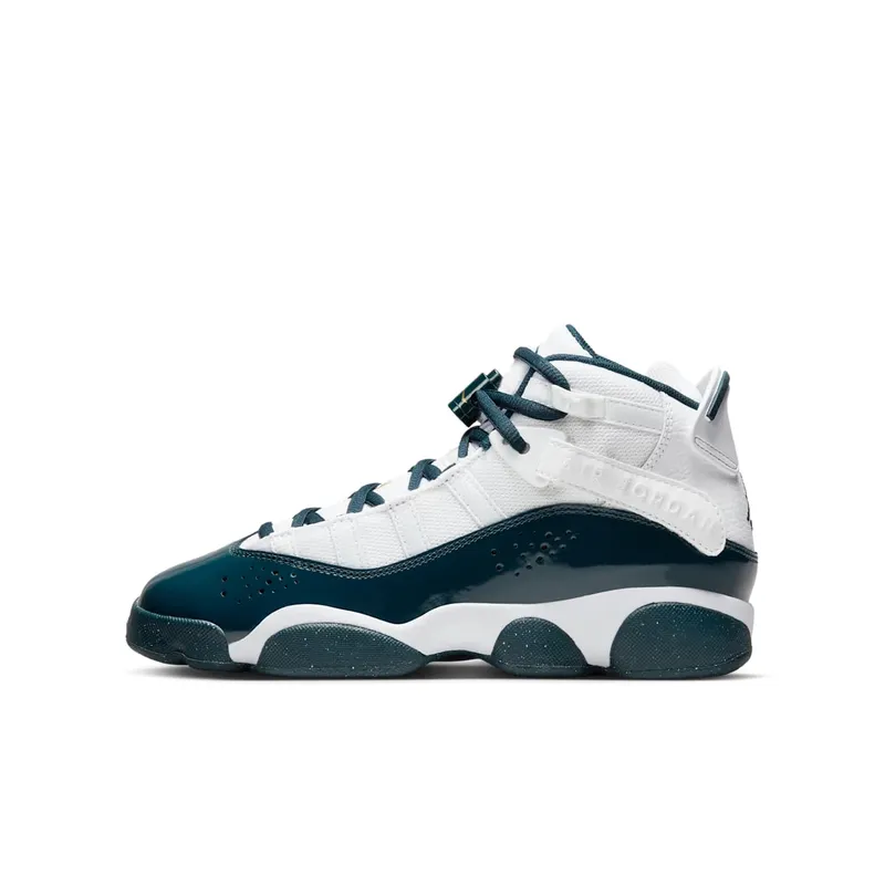 Jordan 6 Rings White Metallic Gold Armory Navy (323419-147)