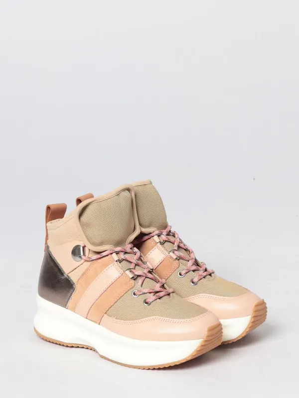 See By Chloé SEE BY CHLOÉ in Leather and Canvas Pink (SB322112C2)