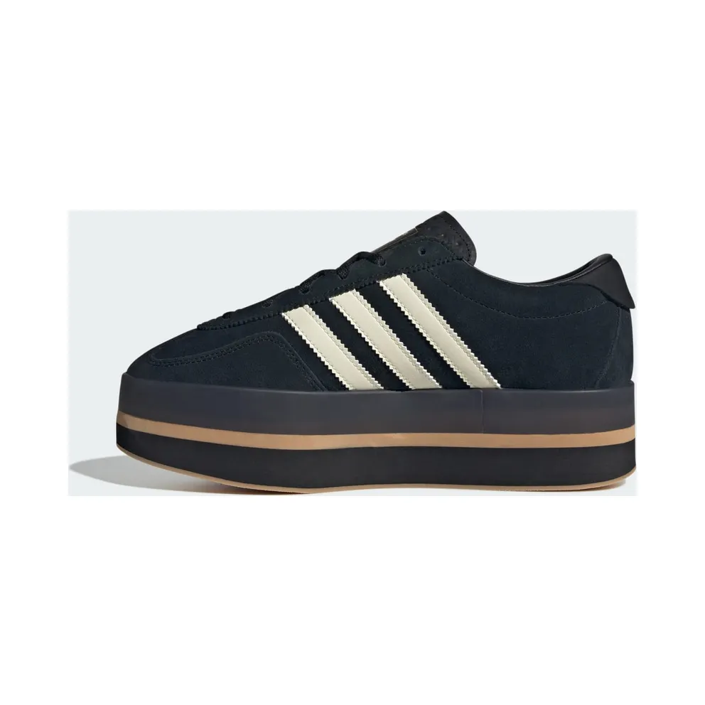 Adidas Gazelle Stack Core Black / Cream White / Gum (JS0239)