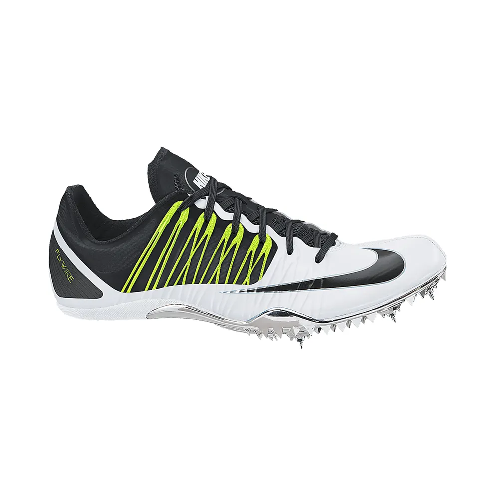 Nike Zoom Celar 5 sprint spike “White / Volt / Black” (629226-107)