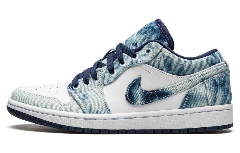 Air Jordan 1 Low SE Washed Denim (CZ8455-100)