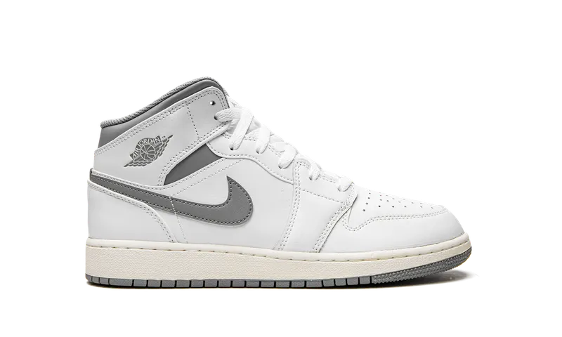 Air Jordan 1 Mid GS “Neutral Grey” (554725-135)