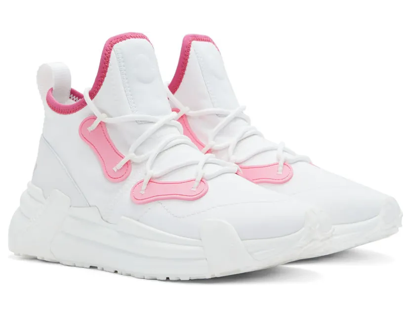 Moncler White & Pink Lunarove Sneakers (H109B4M00100M1522) (4)
