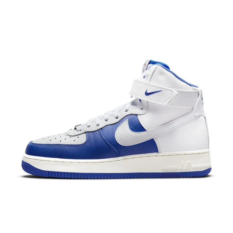 Nike Air Force 1 High 07 LV8 NBA 75th Anniversary Hyper Royal – “White / White / Hyper Royal / Sail” (DC8870-100)