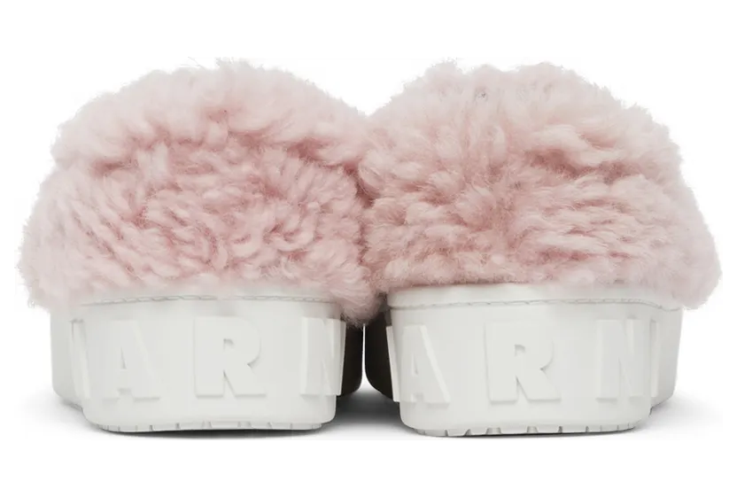 Marni Shearling Slip-On Sneakers (SNZW011003 LM071) (4)