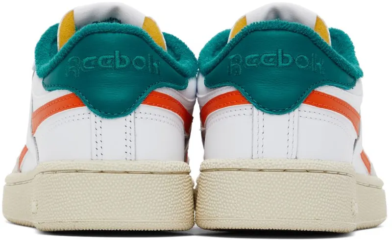 Reebok Club C Revenge Cloud White / Pump Orange / Seaport Teal (GX0385)