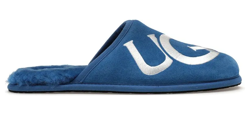 UGG Scuff Logo Slipper Classic Blue White (1101324-CBLW)