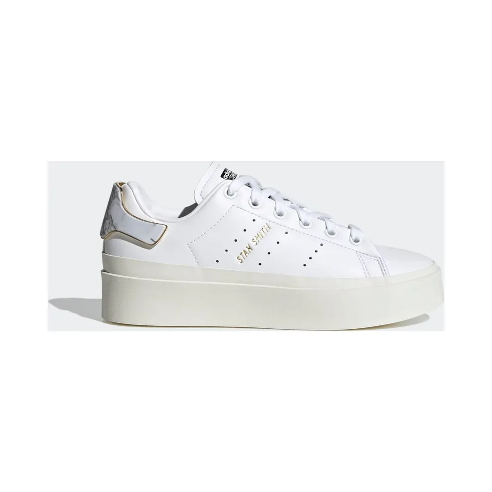 adidas Stan Smith Bonega Schuh Cloud White / Cloud White / Gold Metallic (GY1493)