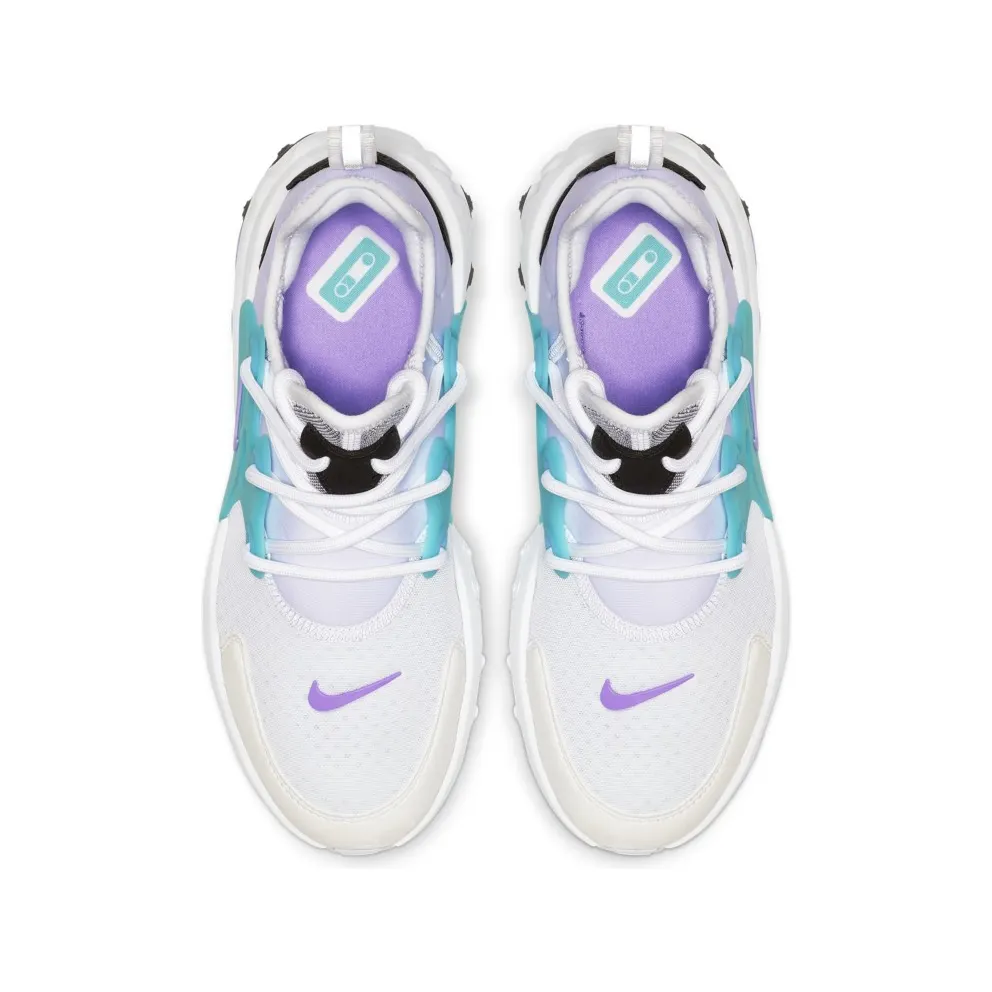 Nike React Presto Cassette (GS) White/Night Maroon-Black-Atomic Violet-Teal Nebula (BQ4002-102)