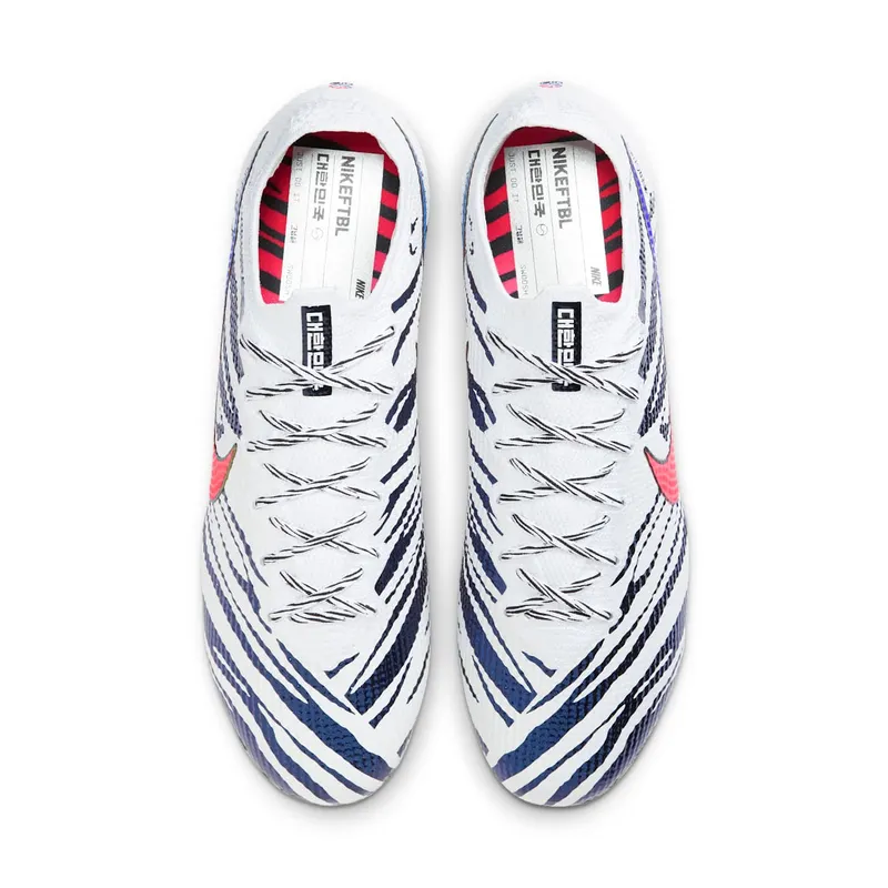 Nike Mercurial Vapor 13 Elite FG Korea (2020) White/Black-Pink Beam-Red Orbit (CT3612-160)