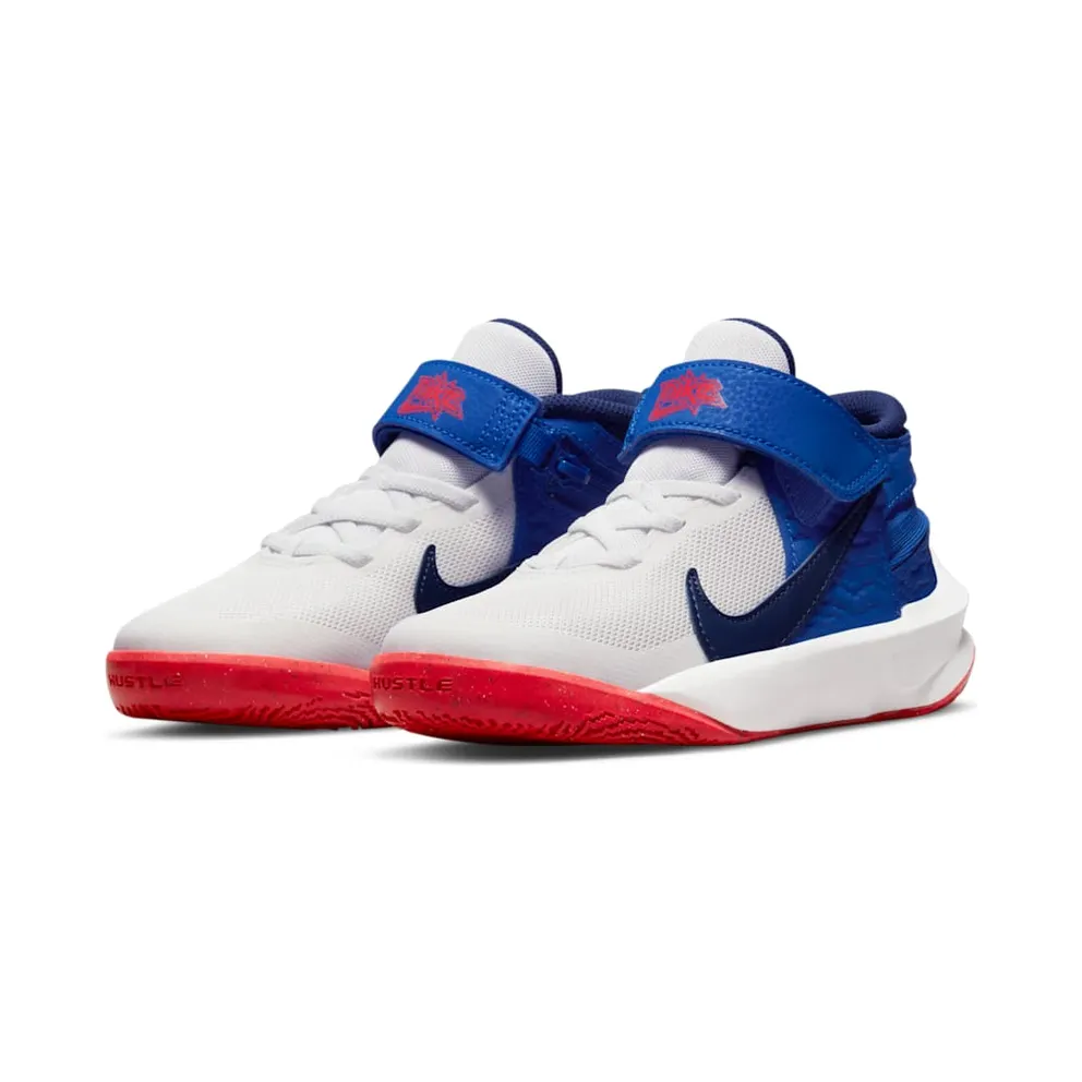 Nike Team Hustle D 10 FlyEase Younger Kids’ Easy On/Off White (DD7302-103)