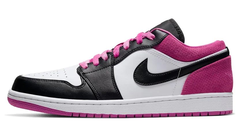 Air Jordan 1 Low SE “Black / Active Fuchsia / White” (CK3022-005)