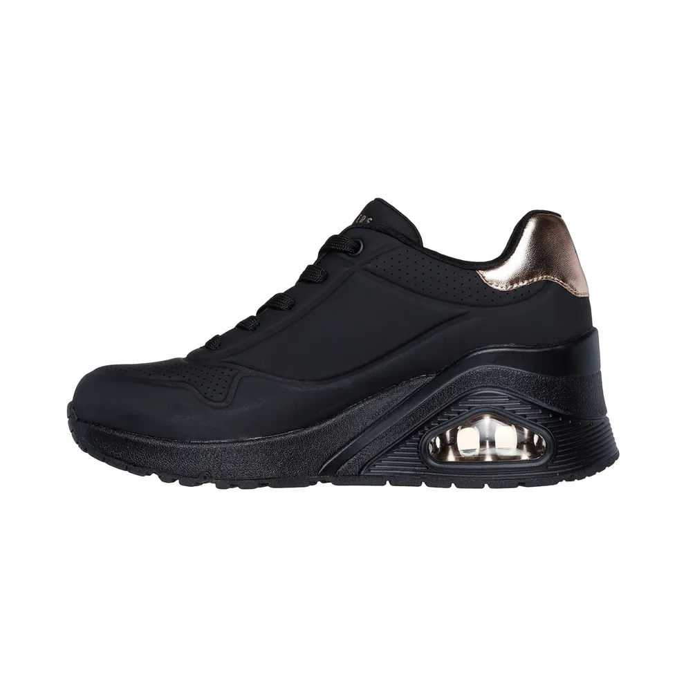 Skechers Uno Wedge – HI Steps Sneaker Black