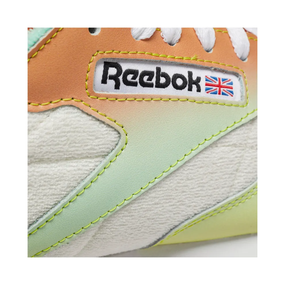 Reebok Daniel Moon Classic Leather Shoes Chalk / Acid Yellow / Bright Cobalt