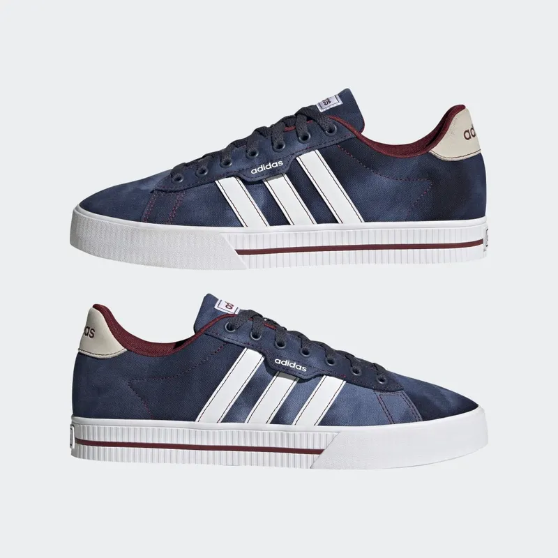 Adidas Daily 3.0 Lifestyle Skateboarding Suede Shadow Navy / Cloud White / Shadow Red (HP2986)