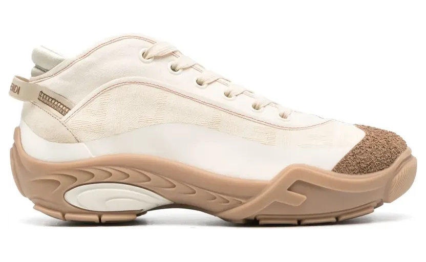 FENDI Lab Sneakers mit Einsätzen – Nude (7L1663AQX9)
