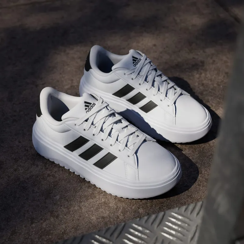 adidas Grand Court Platform Cloud White / Core Black / Core Black (IE1092)